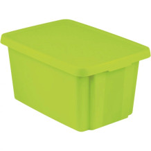 Kaste ar vāku Essentials 45L 40x57x30cm zaļa 0800756598 Curver