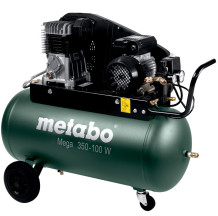 Kompresors, 230V, 90L, MEGA 350-100 W; 601538000 METABO