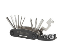 Multitool 16-in-1 Velosipēda Atslēgu Komplekts, Niķelēts, Kabatas Nazis, K02362, Keltin