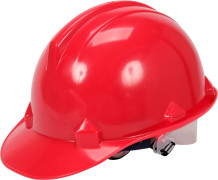 SAFETY HELMET RED HDPE 74174 VOREL