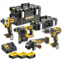 Akumuliatorinių įrankių rinkinys XR Li-Ion 18V DCK422P3-QW Dewalt