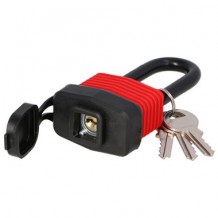 Padlock with PVC coating 50mm FASTER TOOLS