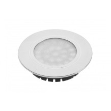 Įleidžiama baldų LED lempa TREVI, apvali, AC22-240, 300 lm, 4W, IP20/44, 120°, 4000K LD-TR24NE-53 GTV