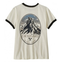 Patagonia krekls CHOUINARD Crest Ringer Responsibili-Tee W, izmērs: M, Birch White, 0196924142299 PATAGONIA