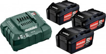 Akude komplekt, 18V, 3x 4.0Ah + laadija, 685049000, METABO