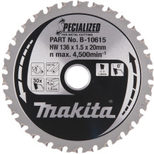 Saeketas 136x20x1,5 30T, 0°, DCS550 B-10615 Makita