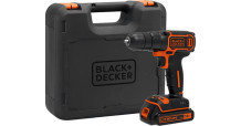 Akumuliatorinis gręžtuvas 18V (1x1,5Ah) BDCD18K-QW BLACK DECKER