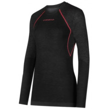 Termo krekls WOOL40 Aero Longsleeve W, izmērs: S, Black/Hibiscus, 8020647267842 LA SPORTIVA