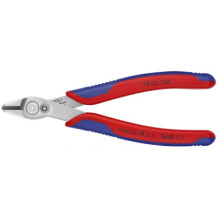 ELECTRONIC SUPER KNIPS® XL HEAD POLISHED, HANDLES WITH MULTI-COMPONENT GRIPS, INOX - TOOL STEEL, 7803140SB KNIPEX