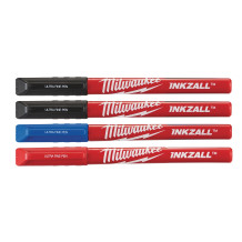 INKZALL™ PUNKTVEIDA GALA MARĶIERI, INKZALL FINE TIP COLOUR PENS - 4 PCS, 48223165 MILWAUKEE