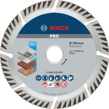 Dimanta grieš. disks * Universal 150x22.23 mm 2608615061, BOSCH