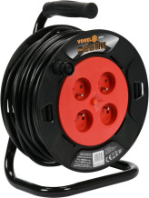 CABLE REEL 25M 4-SOCKETS 230V, 3x1,0MM2 82682 VOREL