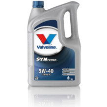 Variklinė alyva Synpower 5W40 5L, 872382 VALVOLINE