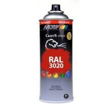 Aerosols Crafts RAL 3020 Sarkans 400ml, 160677 MOTIP