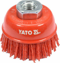 Cup Brush 65Mm M14 Nylon Red YT-47785 YATO