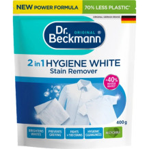 Traipu tīrīšanas pulveris gaišiem audumiem Hygiene White 2in1 400g 1860332 Dr.Beckmann