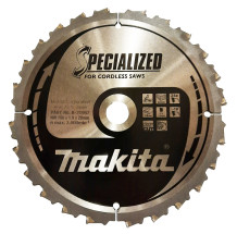 T.C.T. Zāģripa SPECIALIZED 190X1.9X20mm -18° T24, B-21967 MAKITA