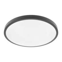 LED lubinis šviestuvas ATOL, apvalus, Ø400mm, 3000K, 32W, 2560lm, A180-250V, 50/60 Hz, PF&gt;0.9, IP54, juodas LD-ATOL32W-WW-10 GTV