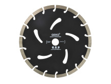 Segmented Rim Diamond Blade BLACK 230x10x22mm GEKO G00284 GEKO