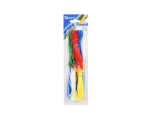 Set of colored self-tightening ties 250pcs G17190 GEKO