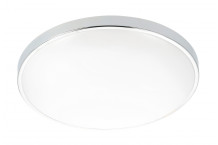 LED lubinis šviestuvas ATOL, apvalus, 32W, 2560lm, 4000K, AC220-240V, IP54, Ø400mm, chromas, LD-ATOL32W-NW-01 GTV