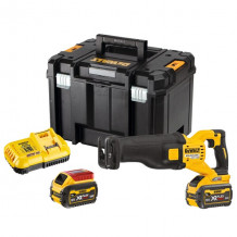 Akumulatorinis tiesinis pjūklas 54V (2x9.0Ah) DCS389X2-QW DEWALT