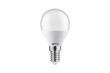 LED lemputė AG, pritemdoma, G45, E14, 4000K, 7.0W, AC180-250V, 200°, 700lm, 61mA, LD-SPNG45E14-7W GTV