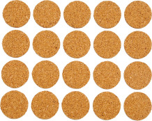 SELF-ADHESIVE CORK PADS 20MM 20PCS 74802 VOREL