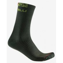 Velo zeķes BANDITO 18 Merino Sock, izmērs: L/XL, Deep Green , 8056006237270 CASTELLI