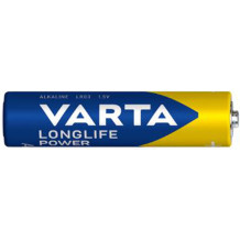 Baterijas 'Longlife Power', AAA izmērs, 4 gab., R321000, VARTA