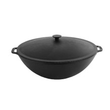 Kazans čuguna 8 L ar vāku WOK ТМ 360mm BC-W36-1 BRIZOLL