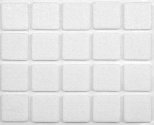 SELF-ADHESIVE FELT PADS 20x20MM 20PCS 74841 VOREL