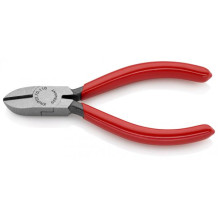 DIAGONAL CUTTER HEAD POLISHED, HANDLES PLASTIC COATED, 7001180EAN KNIPEX