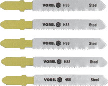 JIG SAW BLADES BOSCH /STEEL/ 5PCS 27814 VOREL