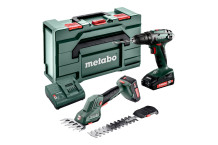 Tööriistakomplekt COMBO SET 2.3.4 18V (2x2.9Ah) 685186000 METABO