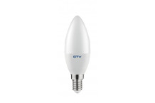 LED lemputė AG, pritemdoma, C37, E14, 3000K, 7.0W, AC180-250V, 200°, 700lm, 61mA, LD-SPCC37E14-7W GTV