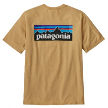 Patagonia krekls P-6 LOGO Responsibili-Tee M, izmērs: L, Beeswax Tan, 0196924559745 PATAGONIA