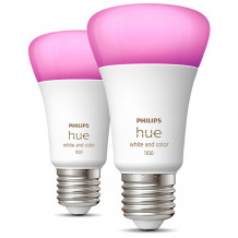 Philips Hue viedās spuldzes E27 2x800lm 75W, 2 gab.