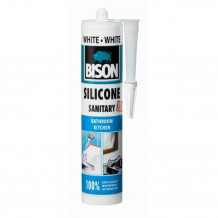 Sanitarinis silikonas silikoninis higieninis baltas 280ml 1591318 BISON