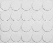 SELF-ADHESIVE FELT PADS 20MM 20PCS 74831 VOREL