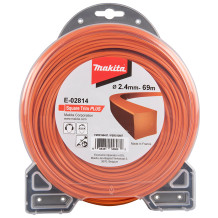 Trimerio valas kvadratinis PLUS 2,4mm x 69m E-02814 MAKITA