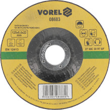 STONE GRIND.DISC DEPRESSED 125x6.8x22MM 08683 VOREL