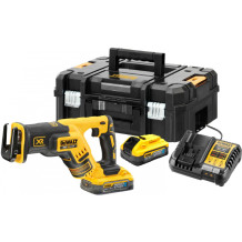 Tiesinis akumuliatorinis pjūklas 18V DCS367H2T, 2x5Ah, POWERSTACK TSTAK II, DCS367H2T-QW DEWALT