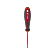 TRĪSPLAKŅU ROKTURA VDE SKRŪVGRIEŽI, TRI-LOBE VDE SCREWDRIVER - SLOTTED 0.4 X 2.5 X 75, 4932478712 MILWAUKEE