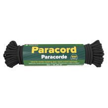 Parakords, 15,25 m, melns, 550 Cord, R381450, COGHLANS