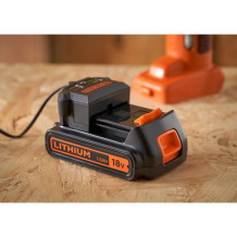 Akumuliatorinės gyvatvorių žirklės BDCOS18D1K-QW BLACK DECKER