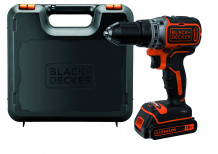 „Black &amp; Decker“ BL186K belaidis sraigtinis gręžtuvas + dėklas + įkraunama 1,5 Ah talpos baterija