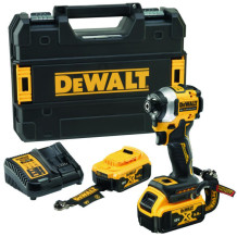 Akumulatora uzgriežņu atslēga, 18V DCF850P2T, 208Nm, 2x5Ah, TSTAK, LANYARD READY, DCF850P2LRT-QW DEWALT