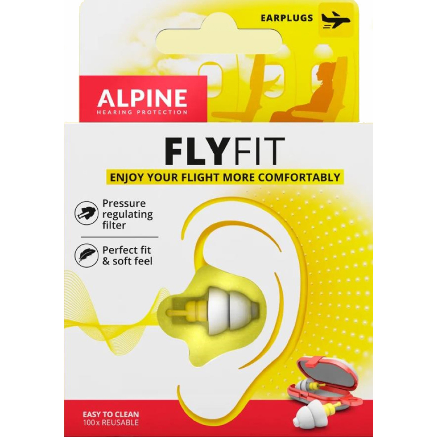 Ear plugs 'FlyFit', R059051, 059051 ALPINE