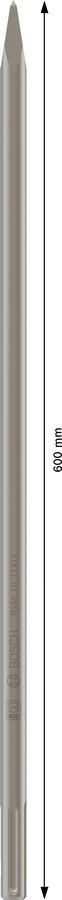 SDS max smailais kalts l=600 mm, Perforatora urbjiem, smalcinātājiem PRO SDS MAX-4C SMAILAIS KALTS, 1618600012, BOSCH